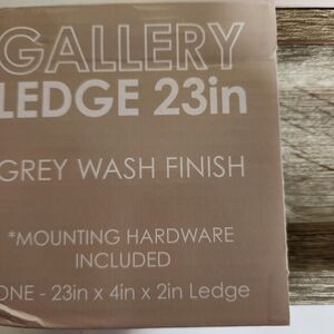 Set of 2: Gallery Ledge Wall Mounted Shelves